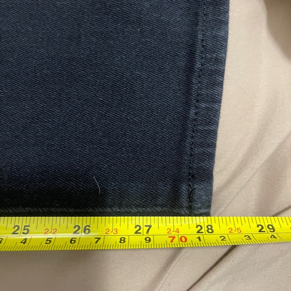 Good American Jeans Size 6 Ash Black Waist Slit High Rise Skinny Denim GLSW419T - Picture 12 of 14